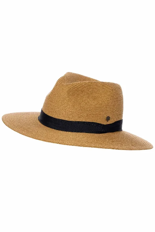 Beanies for personalized looks-Peyton Panama Style Fedora | Toast