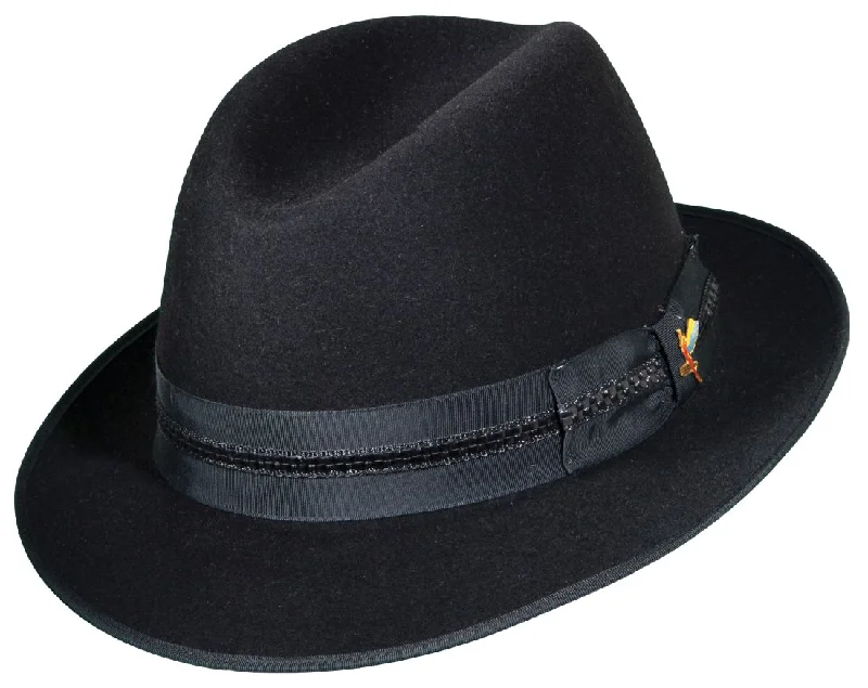 Beanies for outdoor events-Carlos Santana Essential Fur Felt Fedora