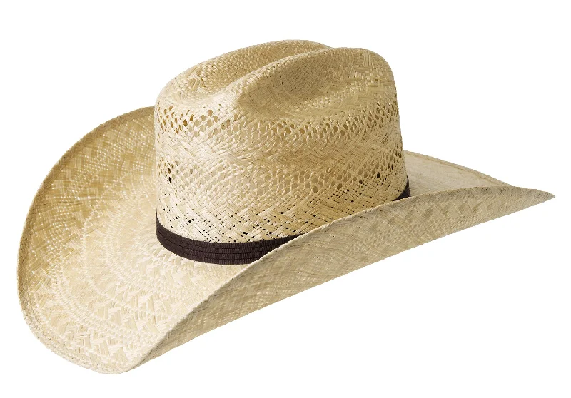 Beanies with sleek, modern look-Bailey Western Kace 10x Western Straw Hat