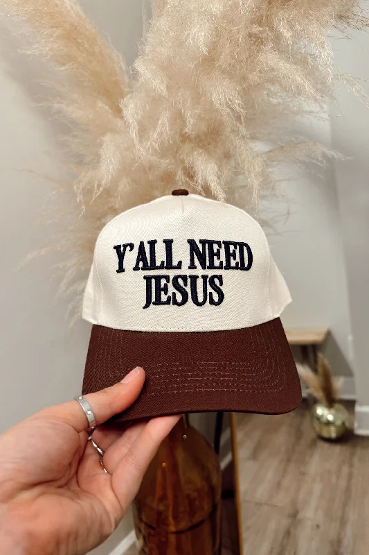 Beanies for every occasion-Ya'll Need Jesus Trucker Hat