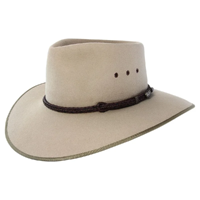 Beanies for men-Akubra Cattleman Hat - Sand