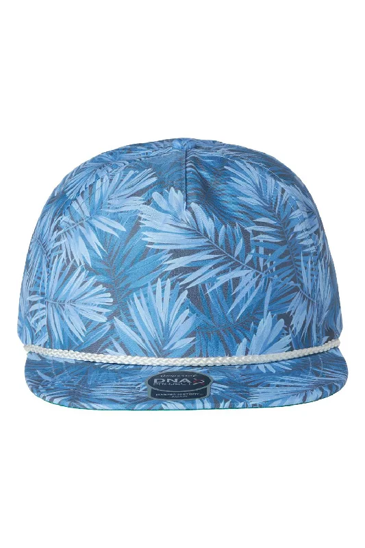 mens hats with premium finish-Imperial Mens The Aloha Rope Moisture Wicking Adjustable Hat - Blue Hawai'in