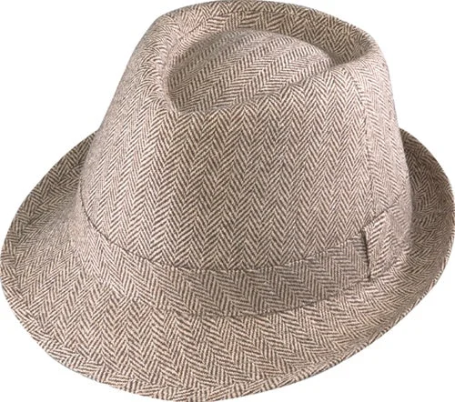 Beanies with comfortable wear-Henschel Herringbone Fedora Hat