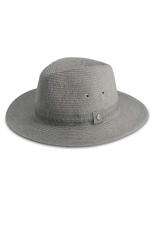 Beanies for team events-Holden Packable Travel Fedora | Fog