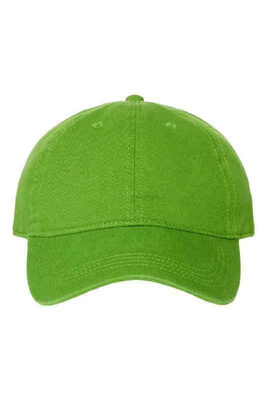 mens hats with removable chin strap-Cap America Mens Relaxed Adjustable Dad Hat - Irish Green