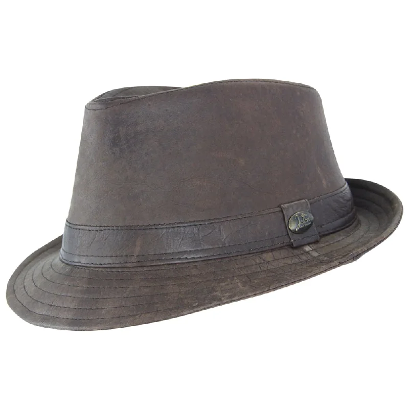 Beanies for the stylish individual-Jacaru Hats Kangaroo Trilby - Stonewash