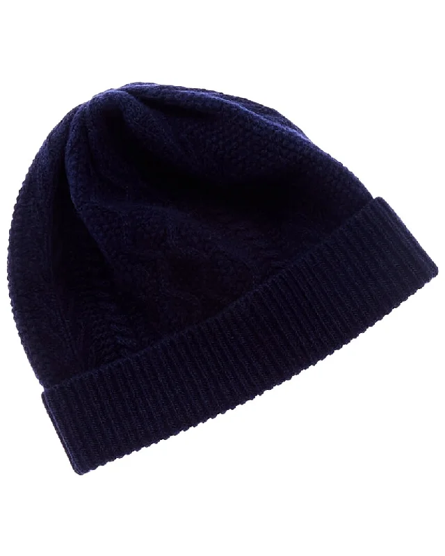 womens hats with reflective details-Portolano Cashmere Hat