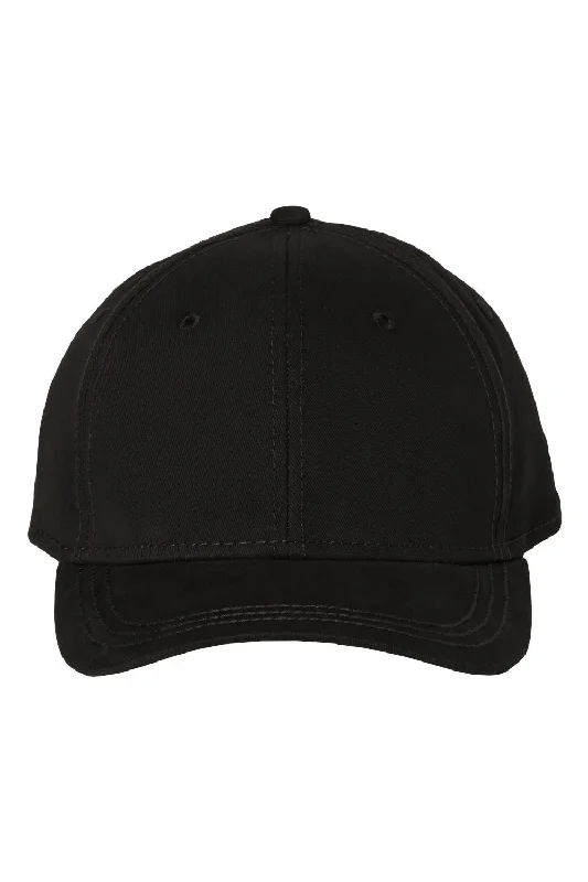 Dri Duck Mens Heritage Twill Adjustable Hat - Black