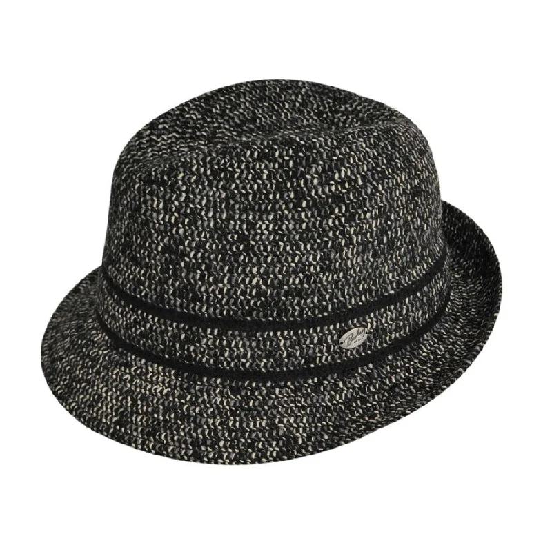 Beanies for keeping warm on vacation-Bailey of Hollywood Castro Braided Fedora