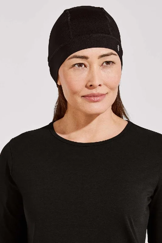 Beanies with pom-pom fashion-Hubbard UV Skull Cap | Black