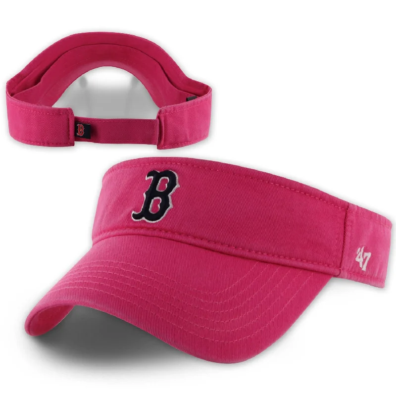 Beanies for fashionable hikers-47 Visor - Magenta