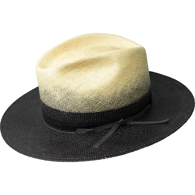 Beanies with neutral colors-Bailey Rask Dual-Tone Panama Hat