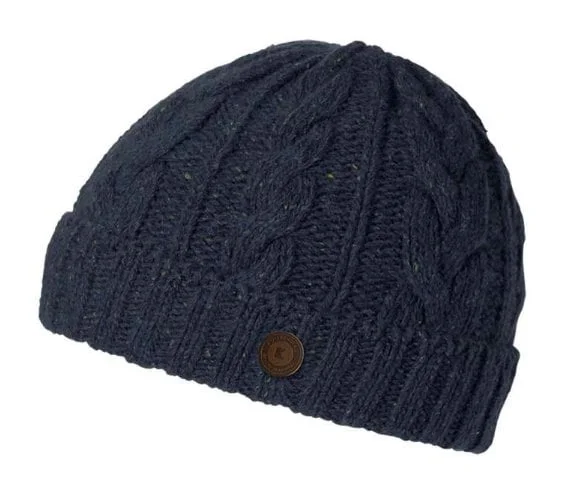 Beanies for travel to cold destinations-Kooringal Mens Beanie Eddard - Navy