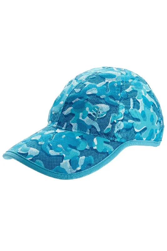 Beanies with perfect snow activities-Kid's Wave Rider Sport Cap | Aruba Blue Sea Camo