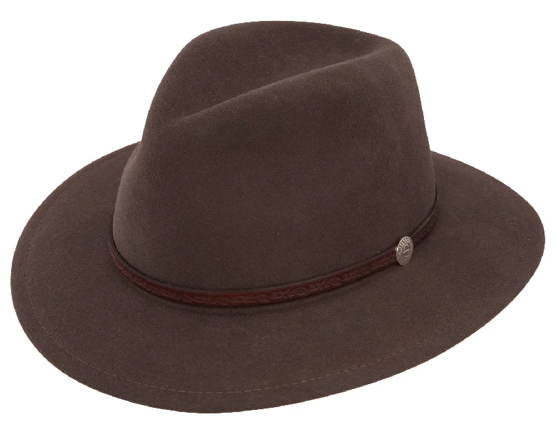 Beanies for adventure lovers-Stetson Cromwell Crushable Fedora