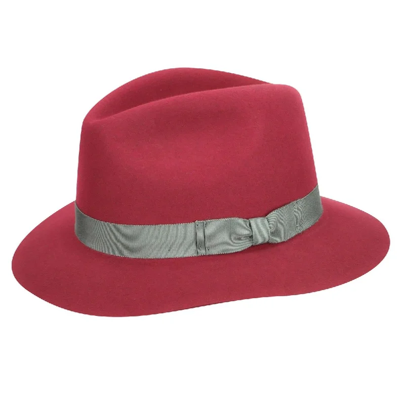 Headbands with non-slip fabric-Pantropic Hunter Litefelt® Fedora Hat