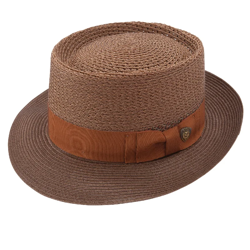 Headbands with no-show seams-Dobbs Santa Rosa Milan Braid Fedora