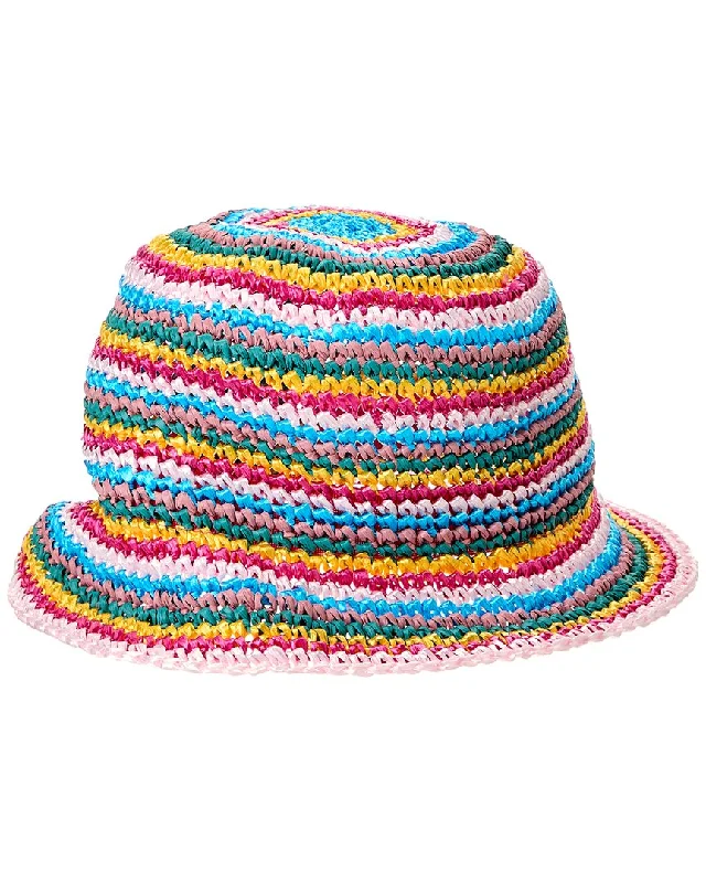 womens hats with neutral tones-Missoni Straw Hat