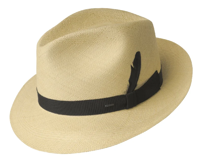 Beanies for outdoor workouts-Bailey Loring Premium Panama Hat