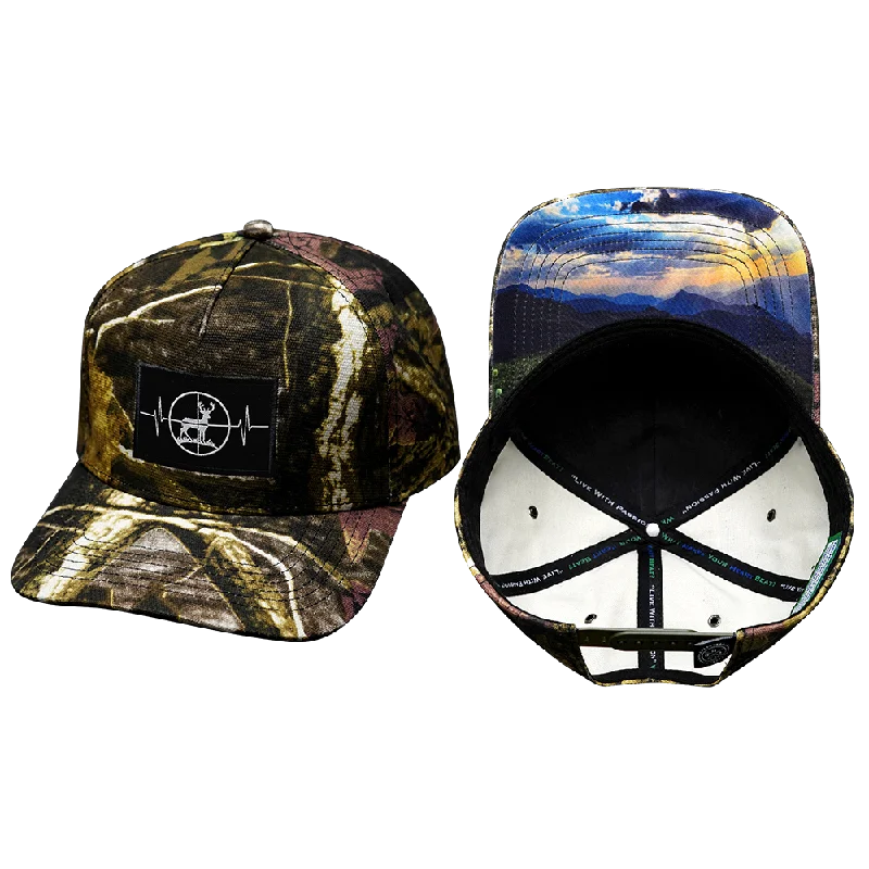 Headbands with vibrant colors-Hunting Hat | Trucker Hat | Tan Tree Camo