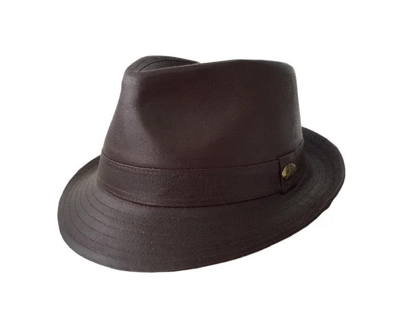 Headbands with modern designs-Jacaru Hats Kangaroo Trilby - Brown