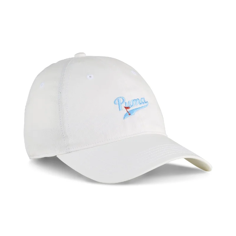 womens outdoor hats for safety-Women's Script Dad Golf Hat