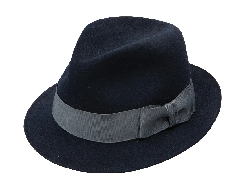 Beanies for fashionable winter sportswear-Dobbs La Jolla Fur Felt Fedora