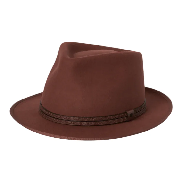 High-quality headbands-Kooringal Unisex Evolve Fedora - Tobacco