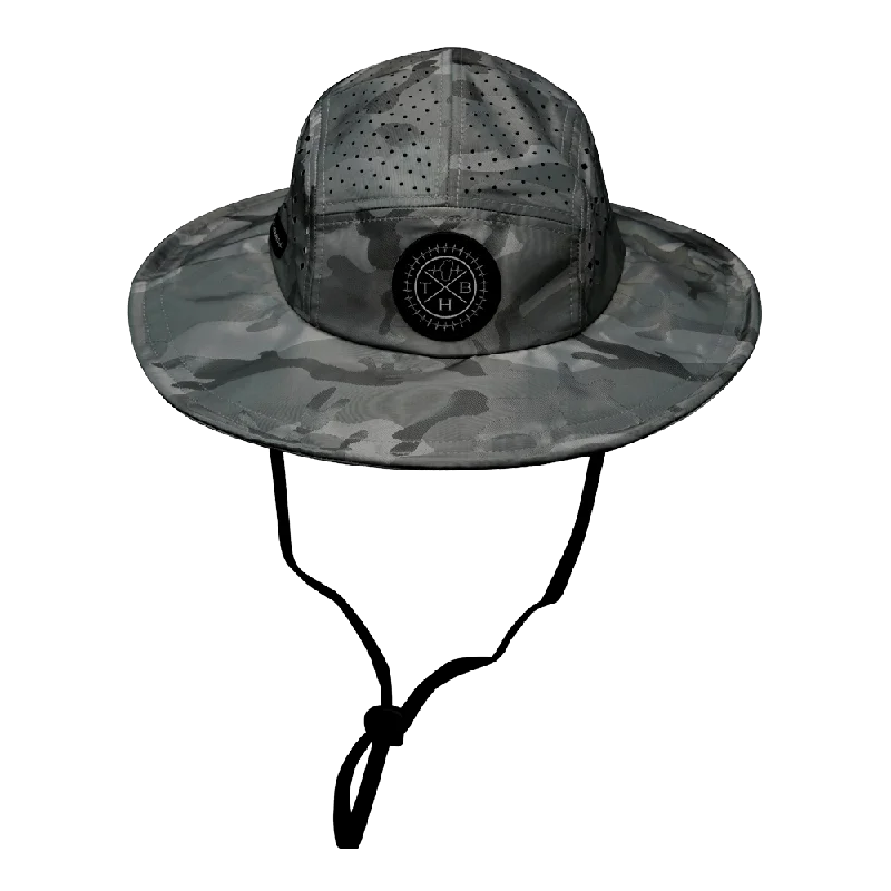 foldable sun hat for women-THB Boonie | Sun Hat | Gray Camo