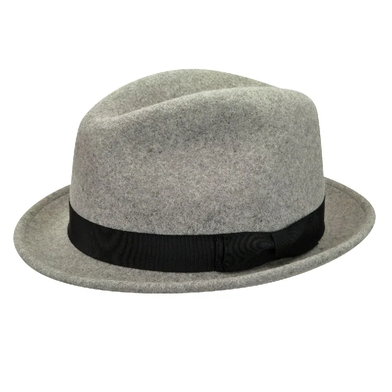 Beanies for classic cool weather style-Pantropic Jordan Litefelt® Fedora Hat