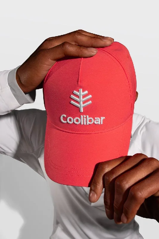 Headbands with metallic finishes-Unisex Backswing Golf Hat | Vivid Coral