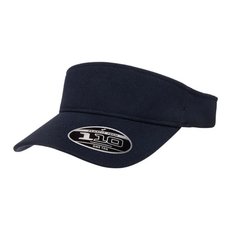 Beanies for stylish workout fashion-Flexfit 110 Visor - Navy