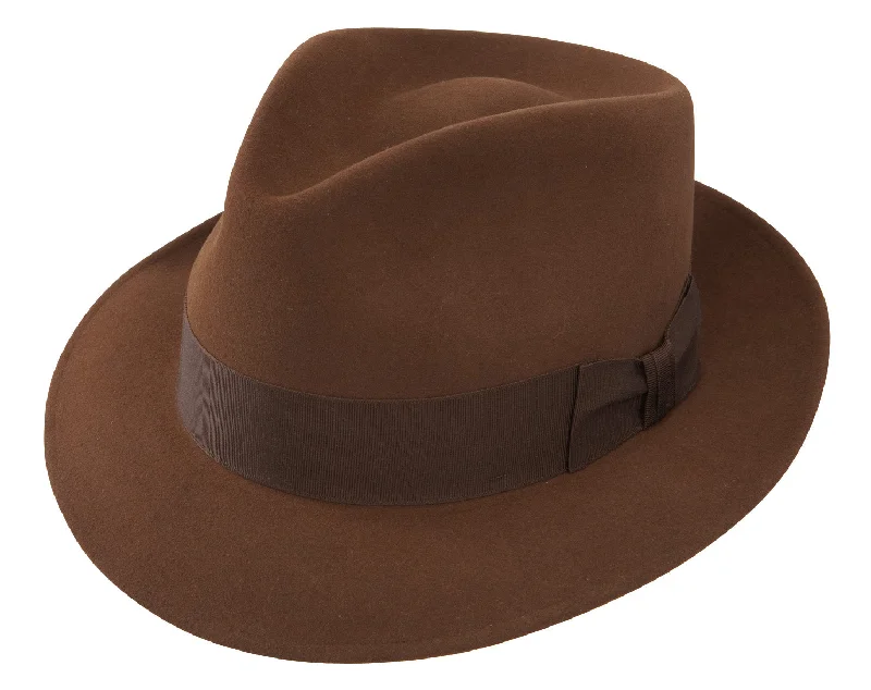 Beanies for city winter looks-Stetson Mercury Royal Collection Fedora