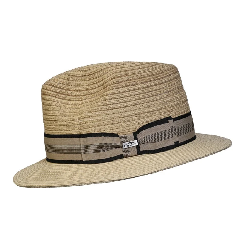 Warm beanies-Conner Daniel Sewnbraid Paper Straw Crushable Fedora