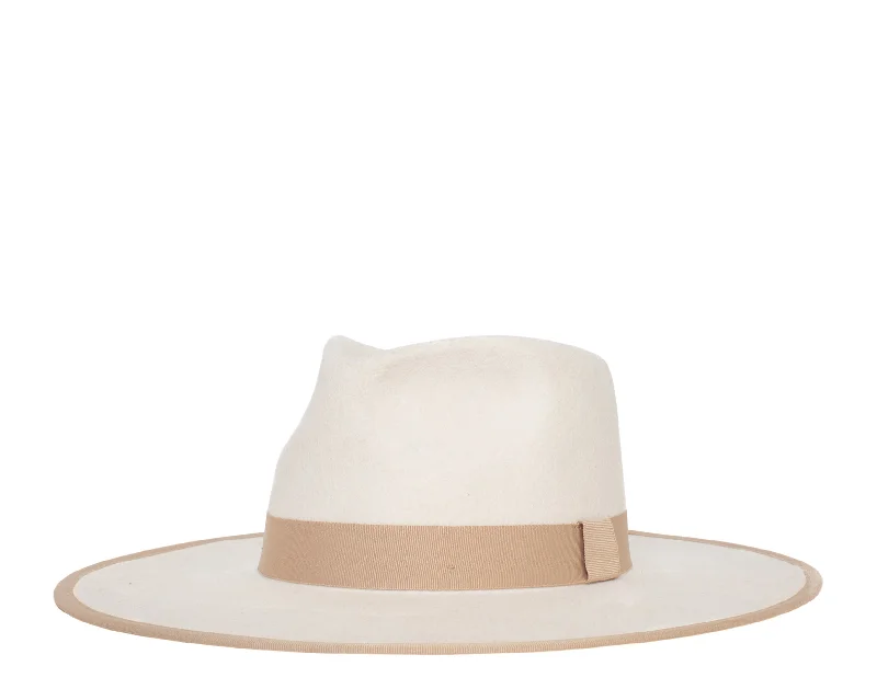 comfy wool hats for women-  Goorin Bros Adore You Wool Felt Wide Brim Fedora Hat Ivory 100-0121-IVO