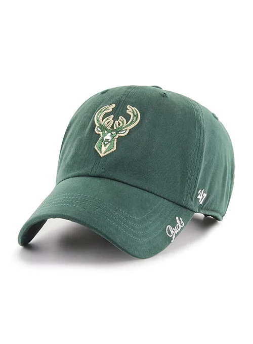 womens stylish fedora hats for women-Women's '47 Brand Clean Up Miata Milwaukee Bucks Adjustable Hat