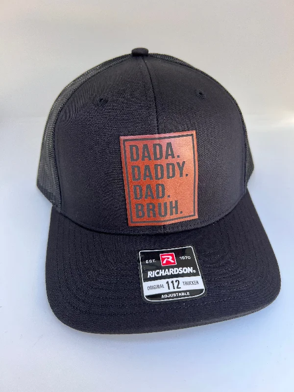 Beanies for cold winter days-Christmas gift for dad, Dad, Bruh hat for fathers day, hat for dad, Gift Hat for dad, Richardson 112 Trucker Snapback hat