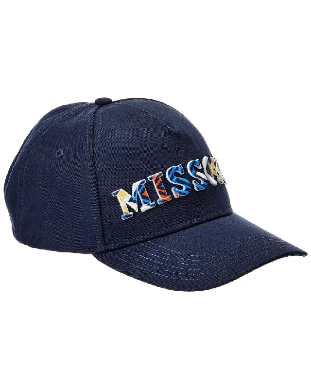 womens hats with classic shapes-Missoni Logo Cap