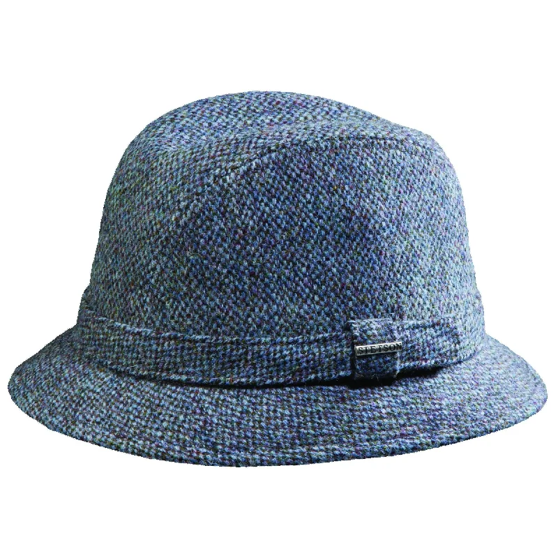 Beanies for fashionable outdoor styles-Stetson Harris Tweed Walker Hat