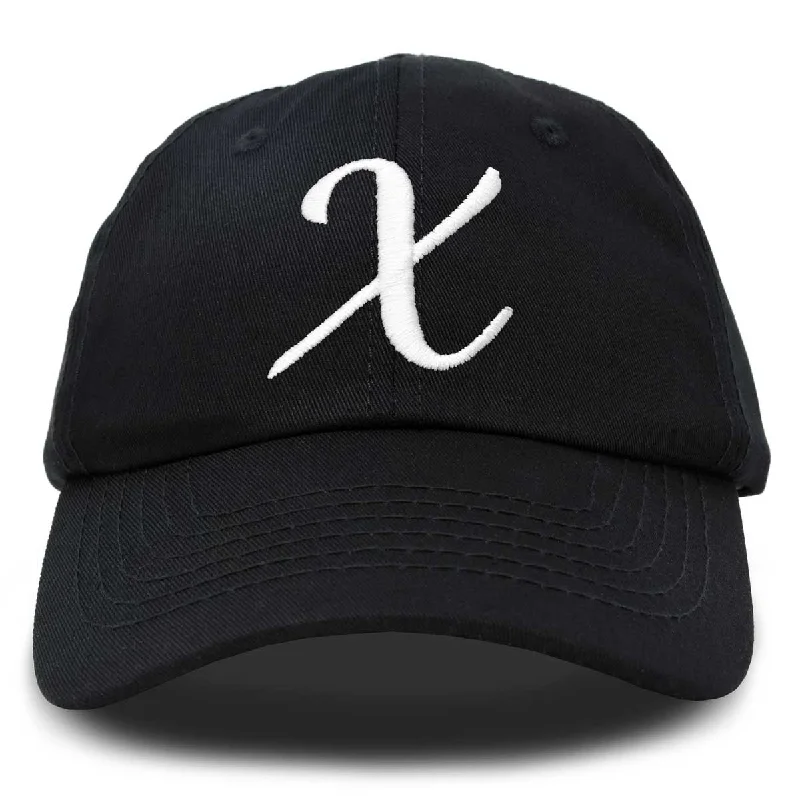 Beanies for fashionable protection-Dalix Initial Letter X Hat