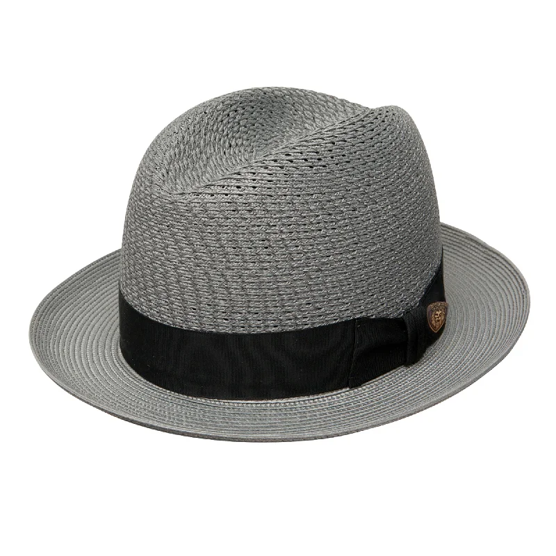 Headbands with non-slip design-Dobbs Madison Milan Braid Fedora -  -