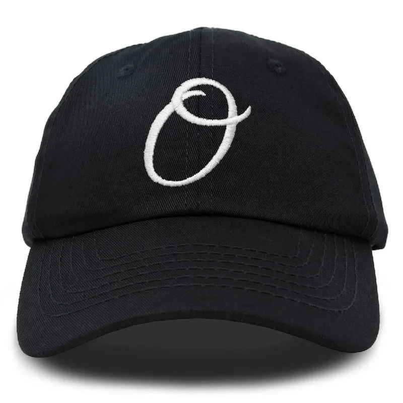 Headbands with extra stretch-Dalix Initial Letter O Hat