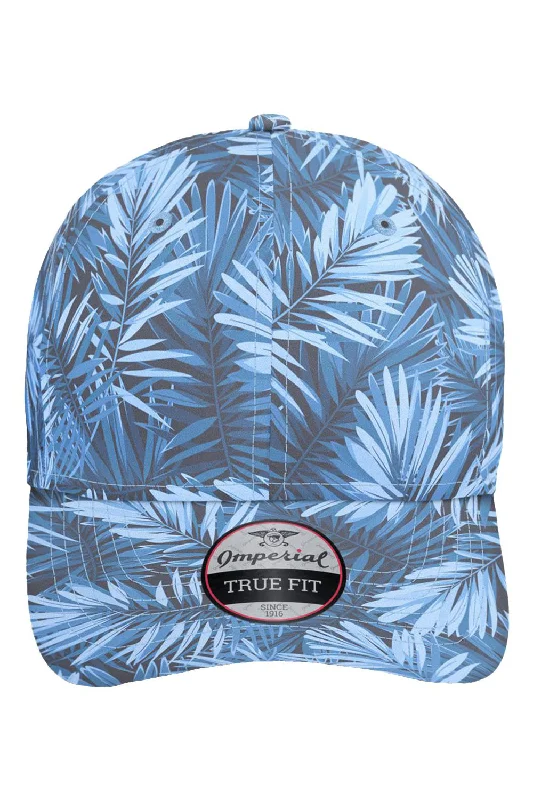 mens hats with fashion-forward appeal-Imperial Mens The Mahalo Moisture Wicking Snapback Hat - Blue Hawai'in