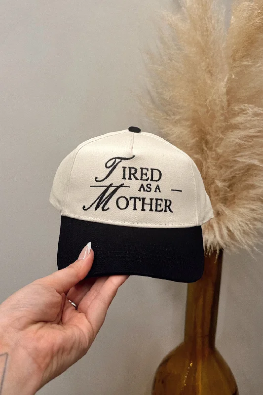 Beanies for cold days-Tired As A Mother Trucker Hat