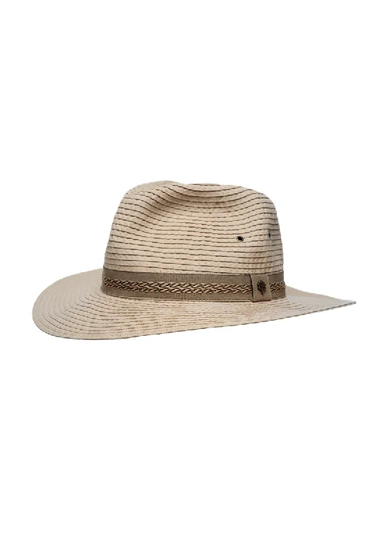 Beanies for layering-Holden Packable Travel Fedora | Khaki