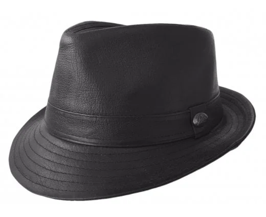 Beanies for running in the cold-Jacaru Hats Kangaroo Trilby - Black