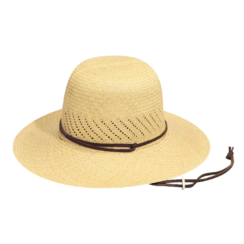 fashionable sun hat-Pantropic River Roll-up Straw Sun Hat