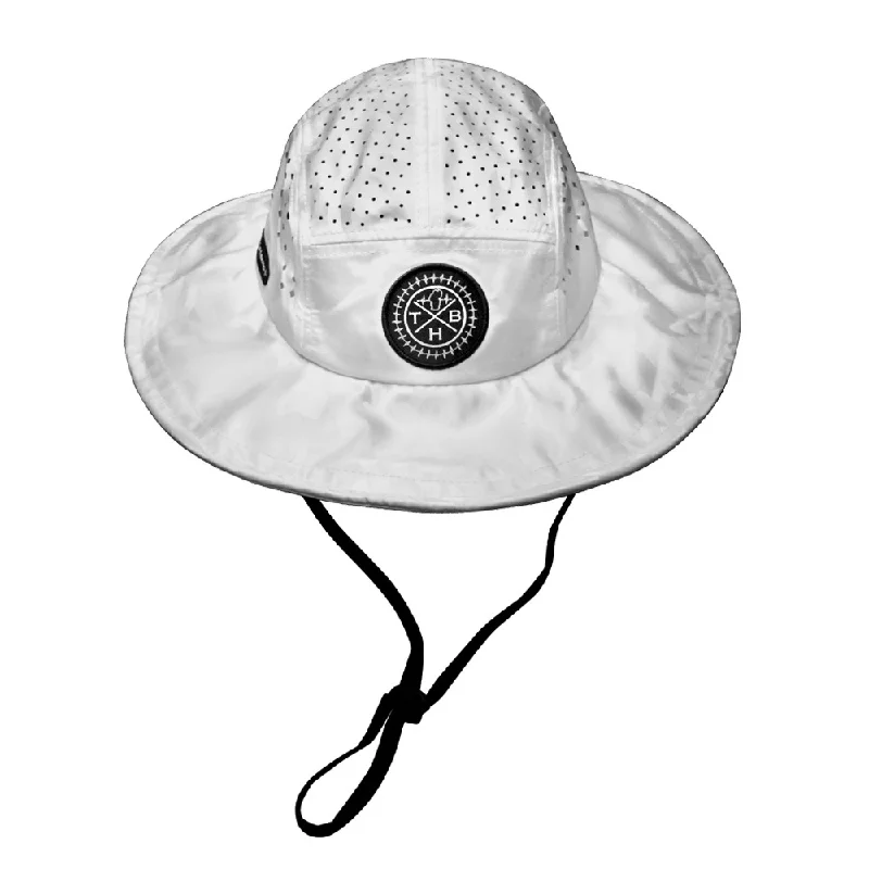 sun hat with strap for women-THB Boonie | Sun Hat | White Camo