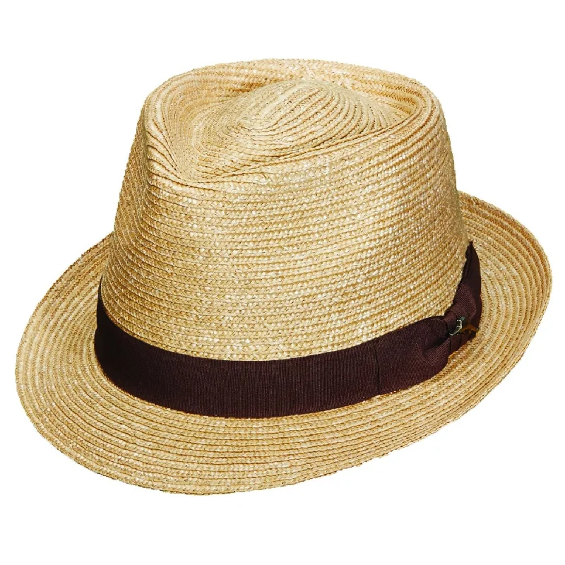 Headbands with sporty designs-Tommy Bahama Wheatbraid Fedora Hat