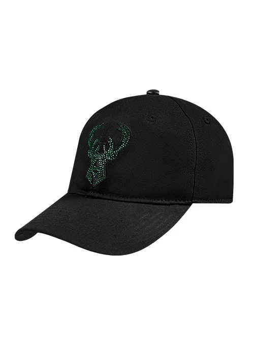 womens outdoor hats for hiking trips-Women's Pro Standard Jewels Milwaukee Bucks Adjustable Hat